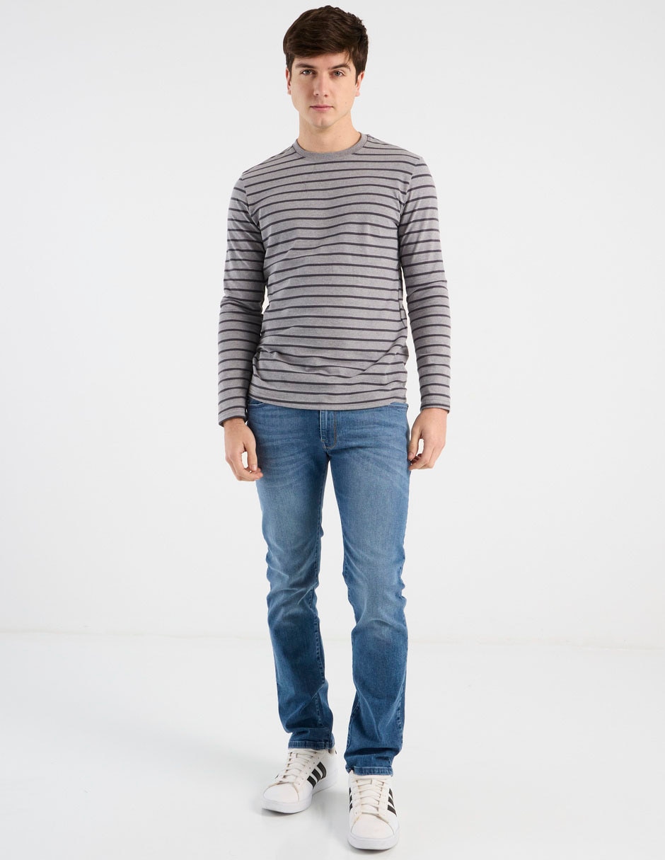 Jeans slim That's It deslavado para hombre