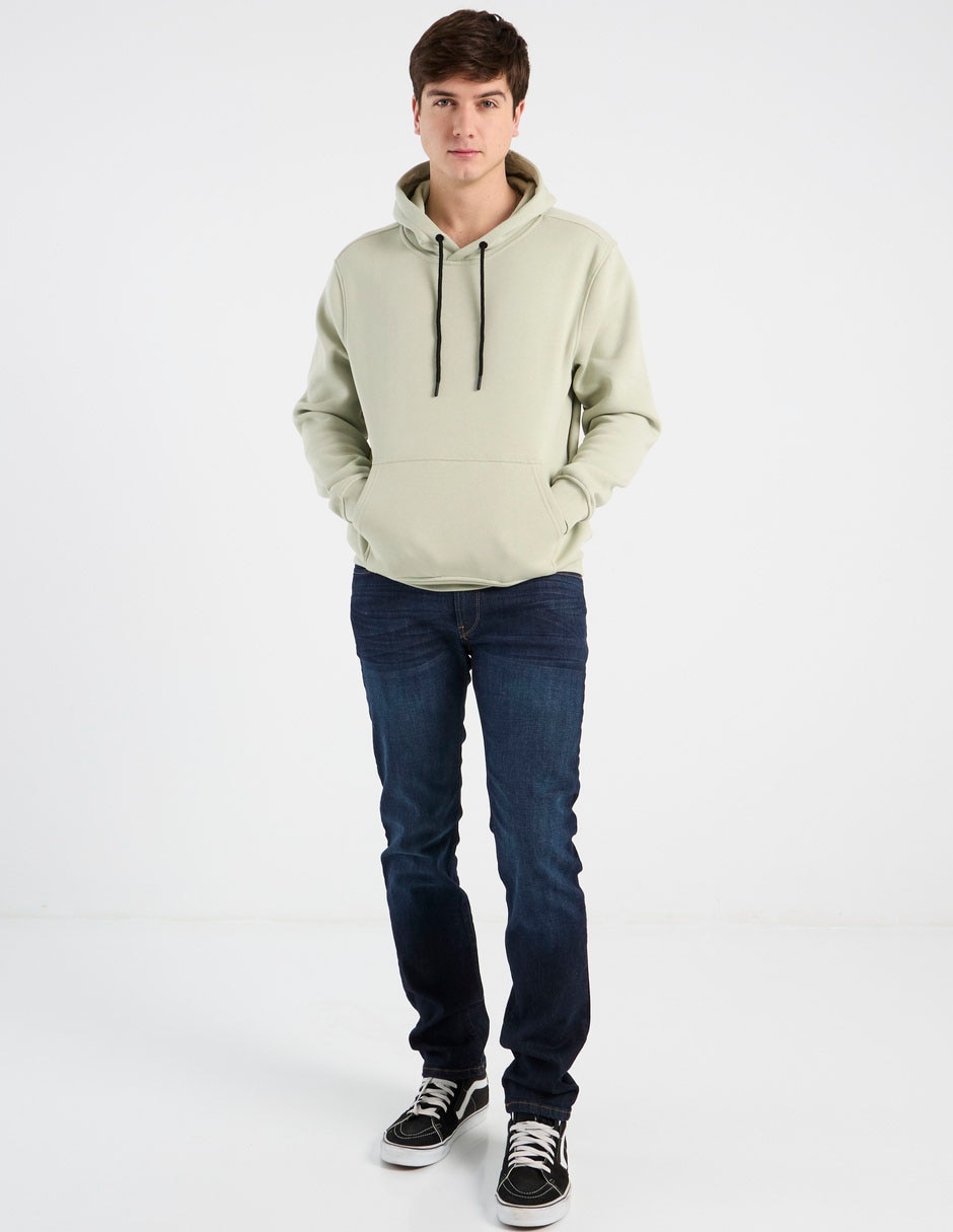 Jeans slim lavado obscuro para hombre 6