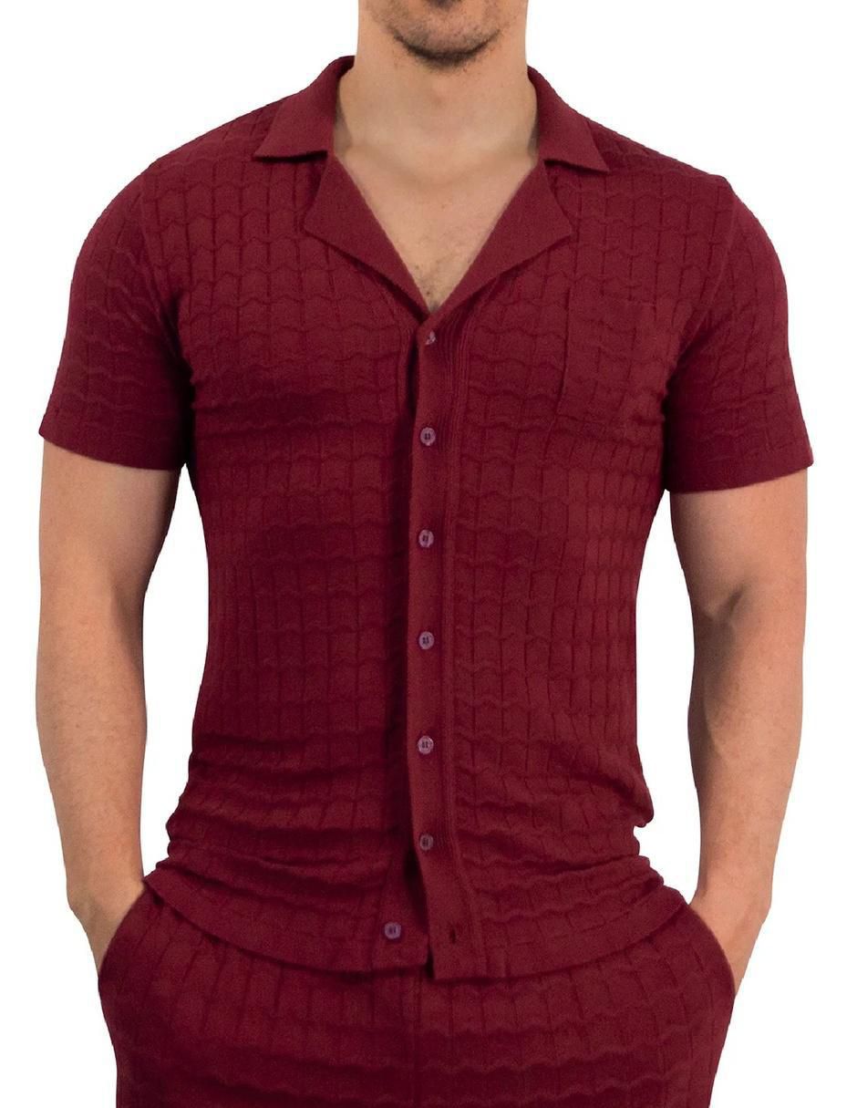Camisa casual manga corta para hombre Camisa casual manga corta para hombre
