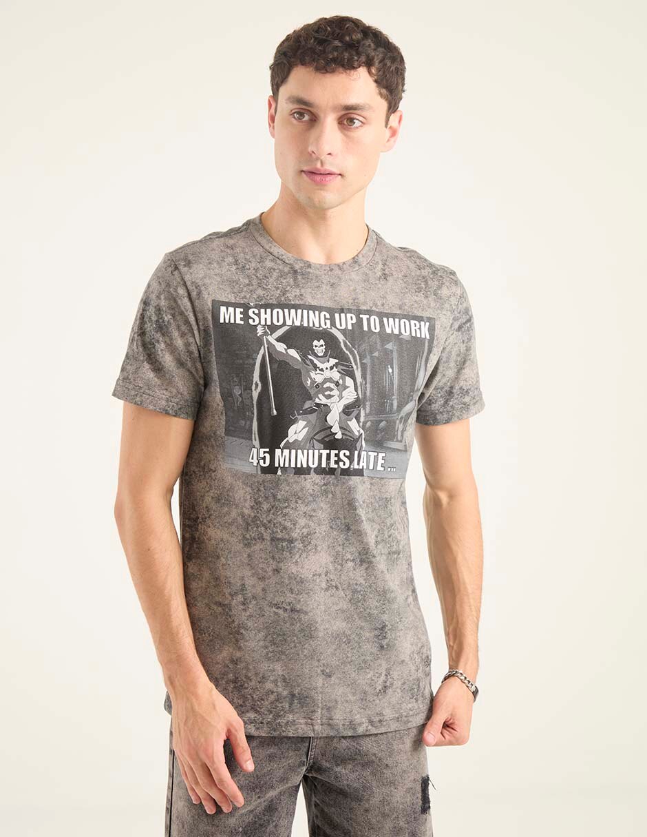 Playera ghost rider cuello redondo para hombre 1