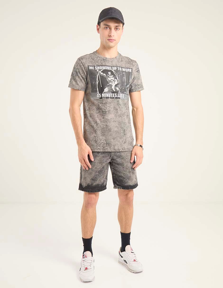 Playera ghost rider cuello redondo para hombre 6