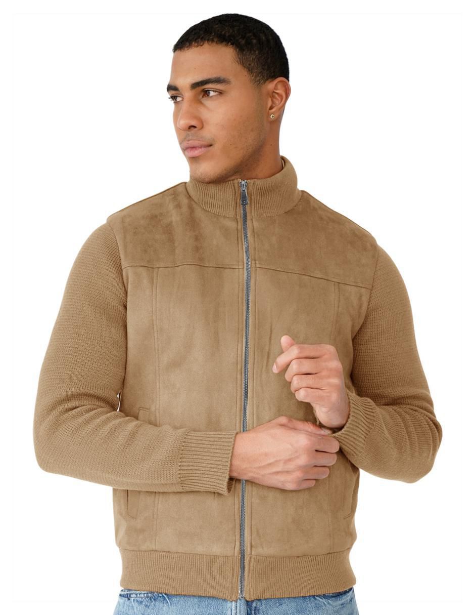 Chamarra casual con bolsillos para hombre Chamarra casual con bolsillos para hombre