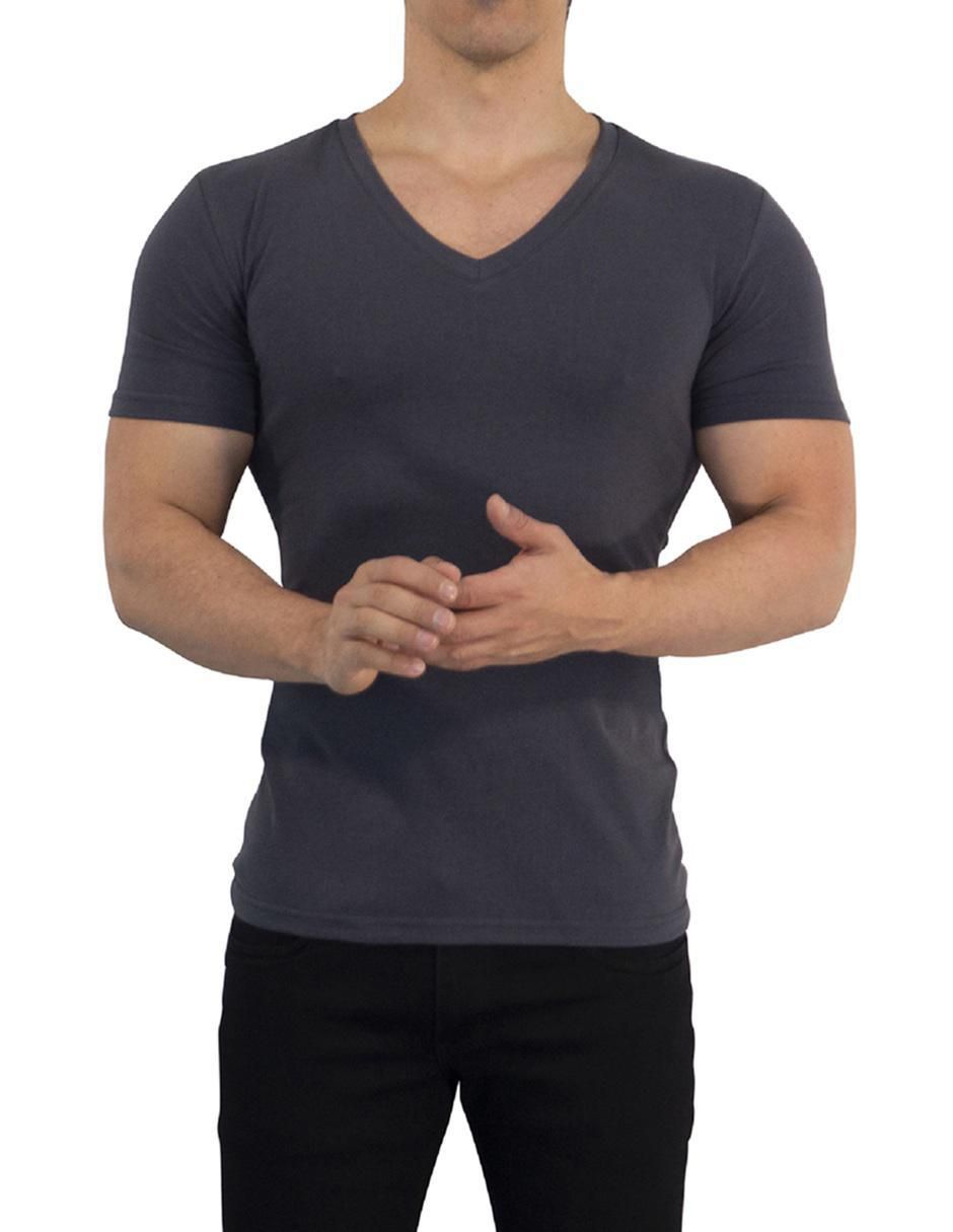 Playera cuello V para hombre 6