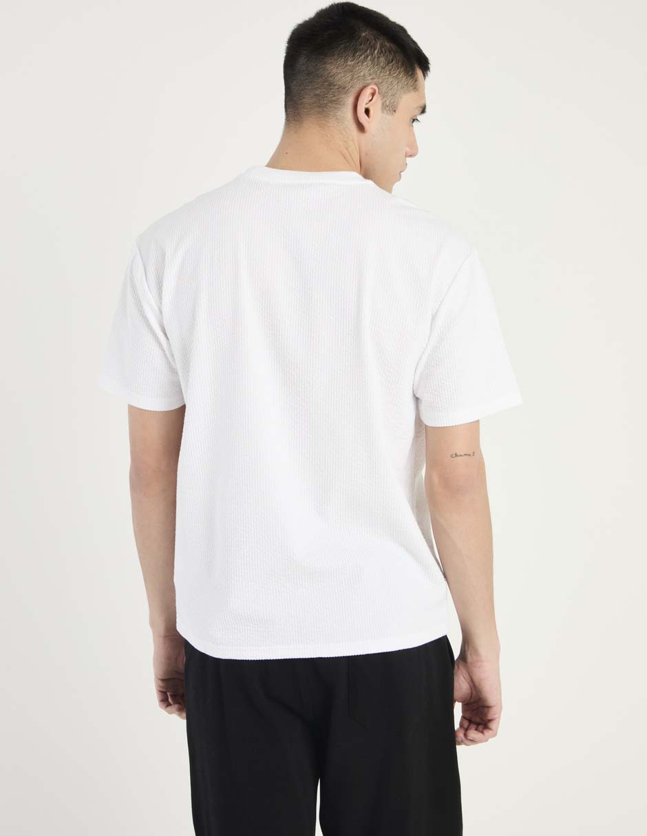 Playera cuello redondo para hombre