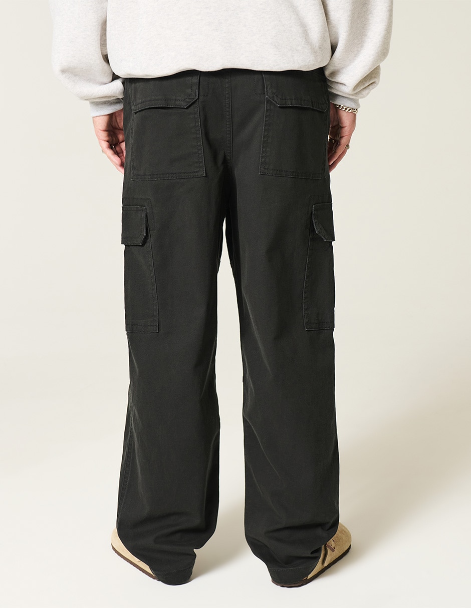 Pantalón cargo baggy de algodon para hombre 5