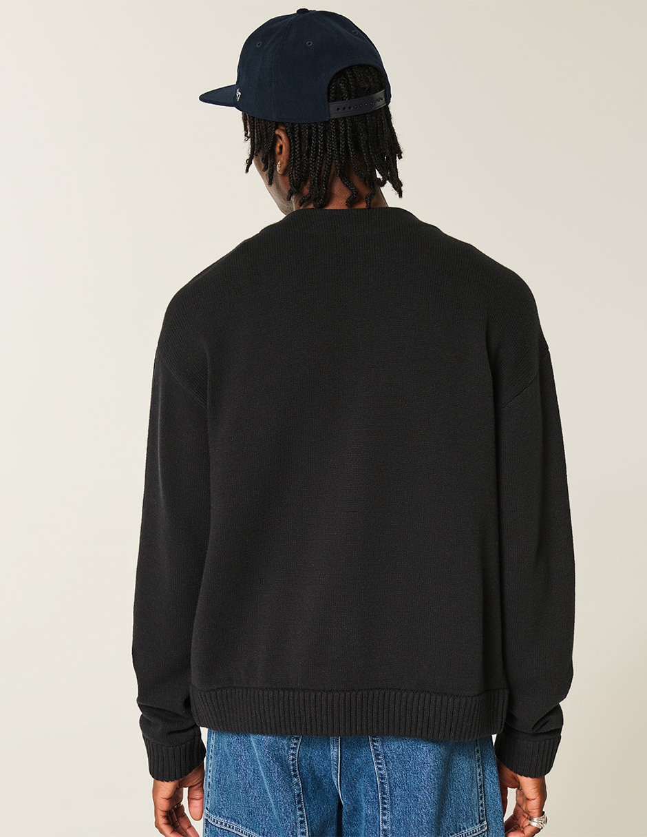 Suéter Hollister cuello V para hombre
