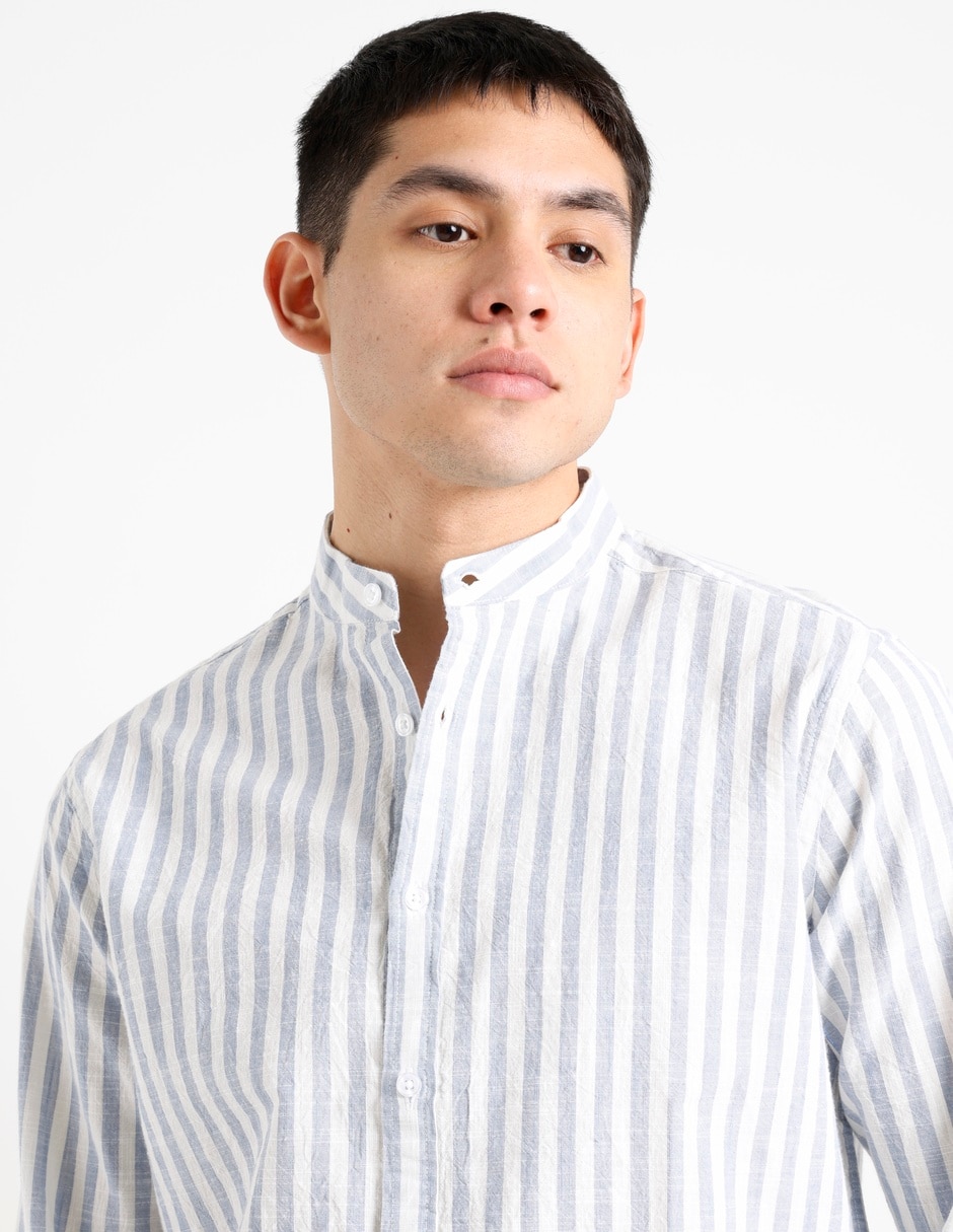 Camisa casual That's It de algodón manga larga para hombre