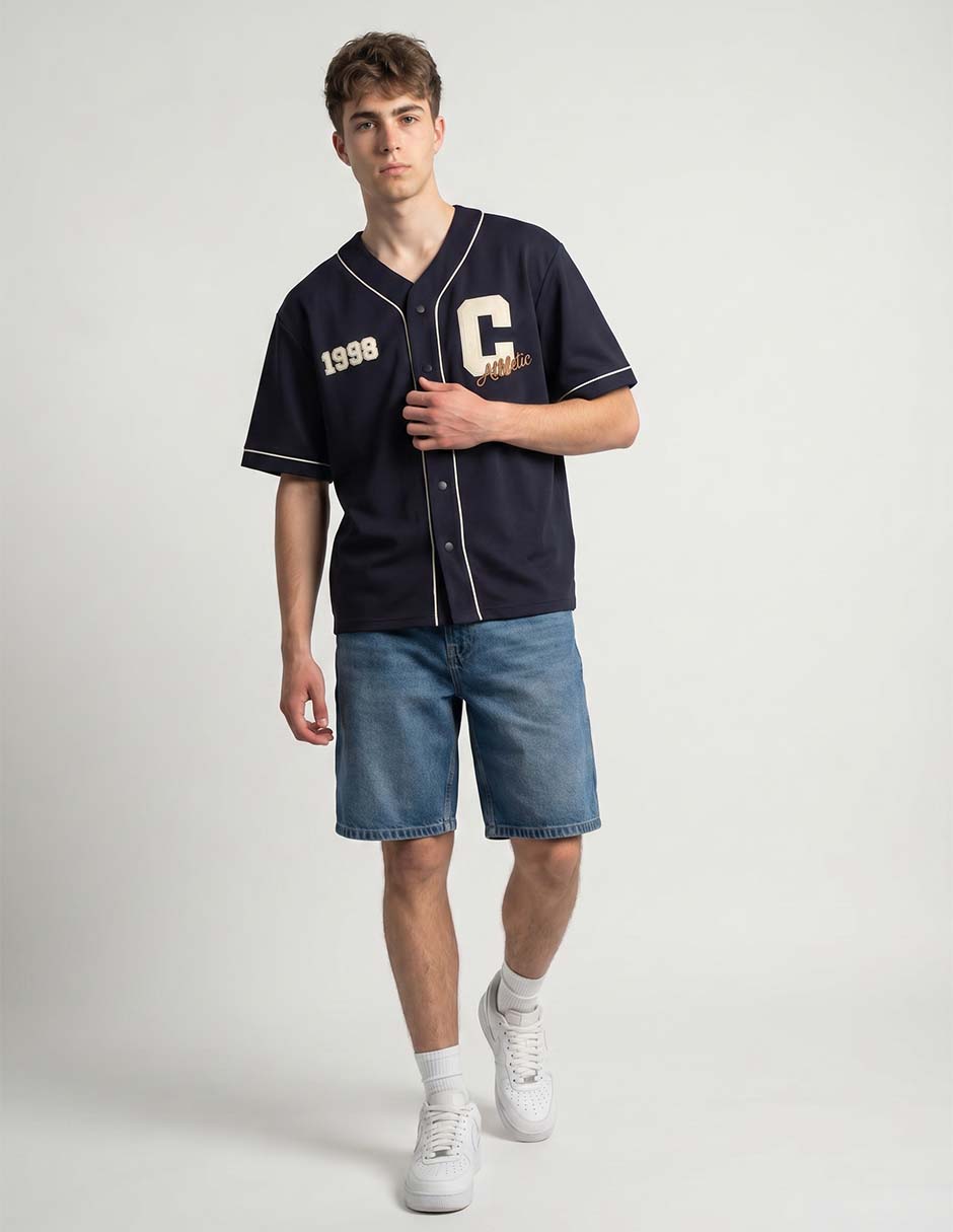 Camisa casual manga corta para hombre 3