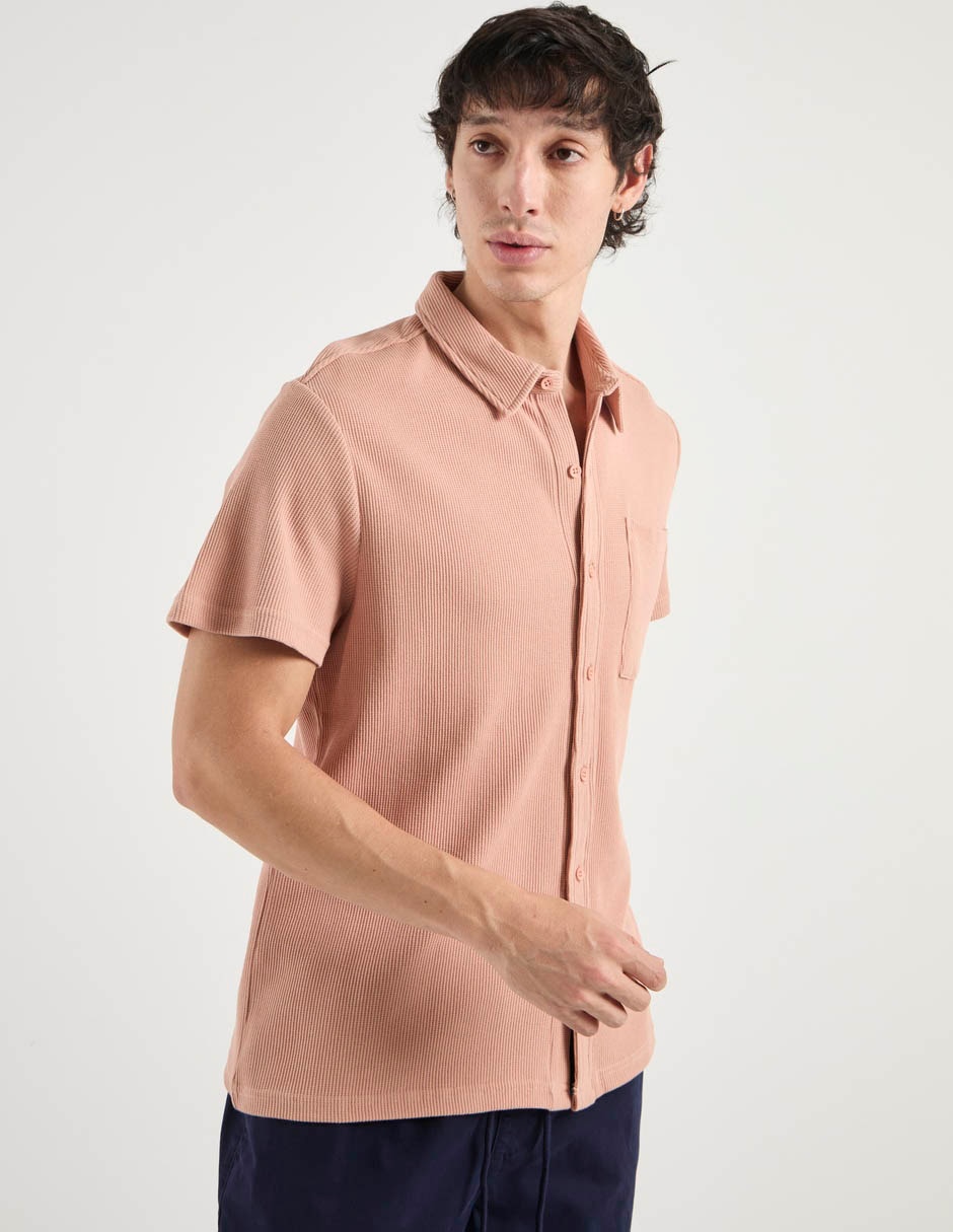Camisa casual de algodón manga larga para hombre 5
