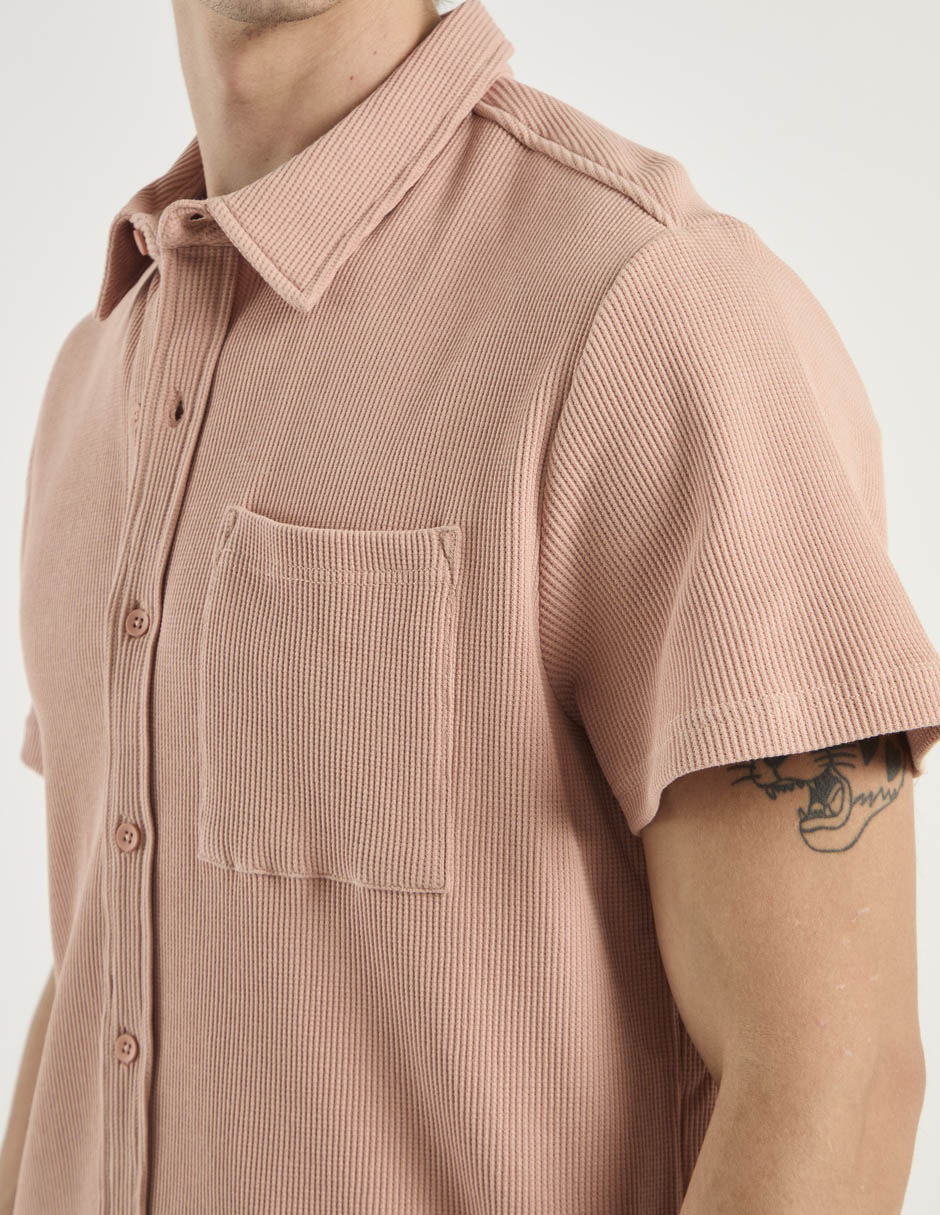 Camisa casual de algodón manga larga para hombre 2