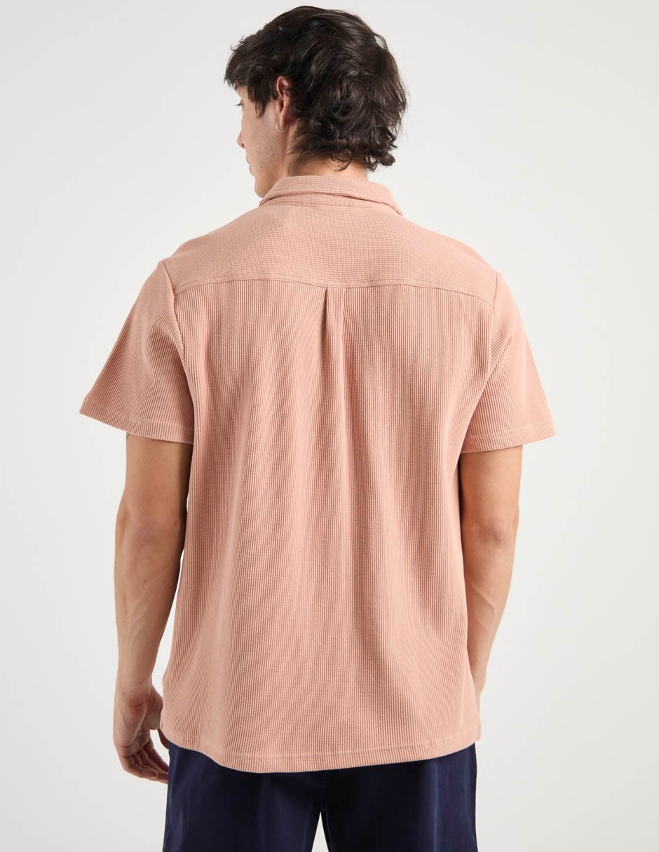 Camisa casual de algodón manga larga para hombre 6