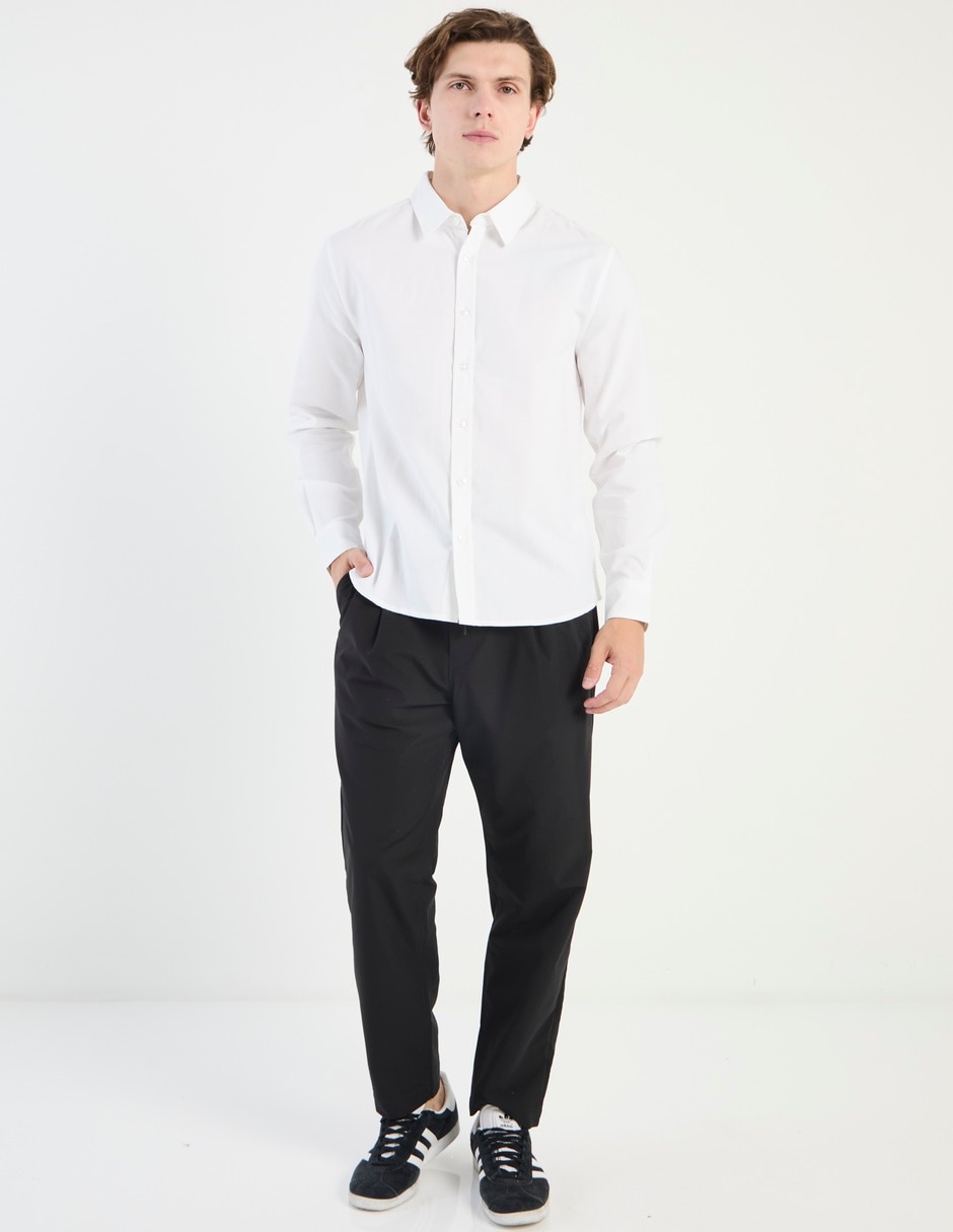 Camisa casual de algodón manga larga para hombre 3