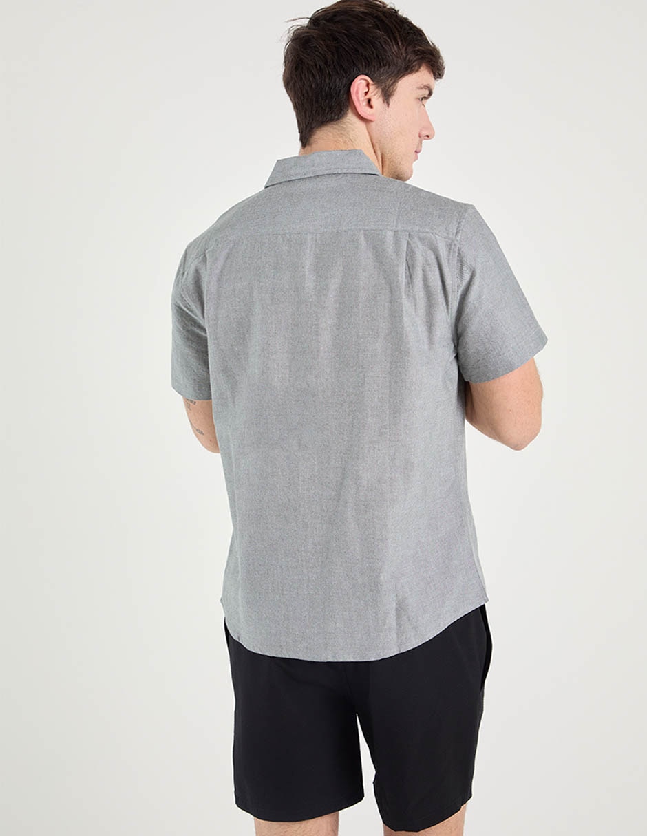 Camisa de algodón manga corta para hombre 2