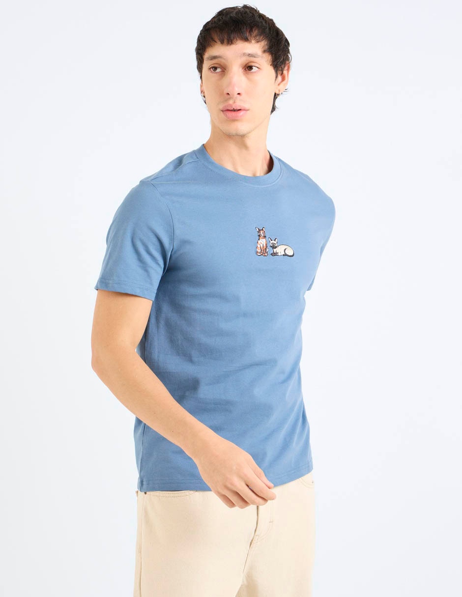 Playera cuello redondo para hombre 7
