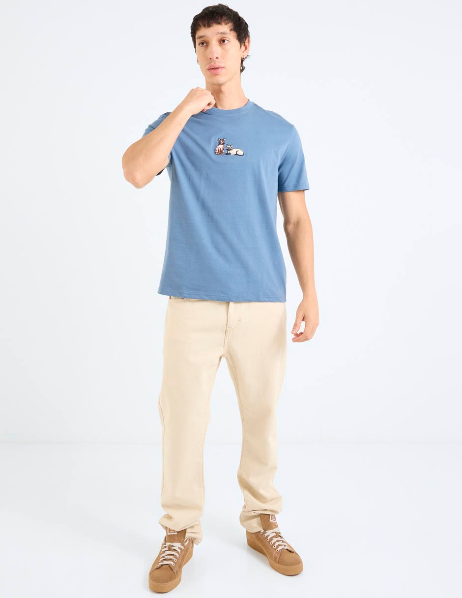 Playera cuello redondo para hombre 8