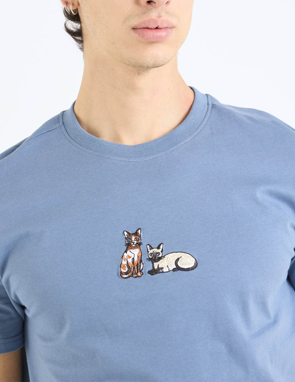 Playera cuello redondo para hombre 9