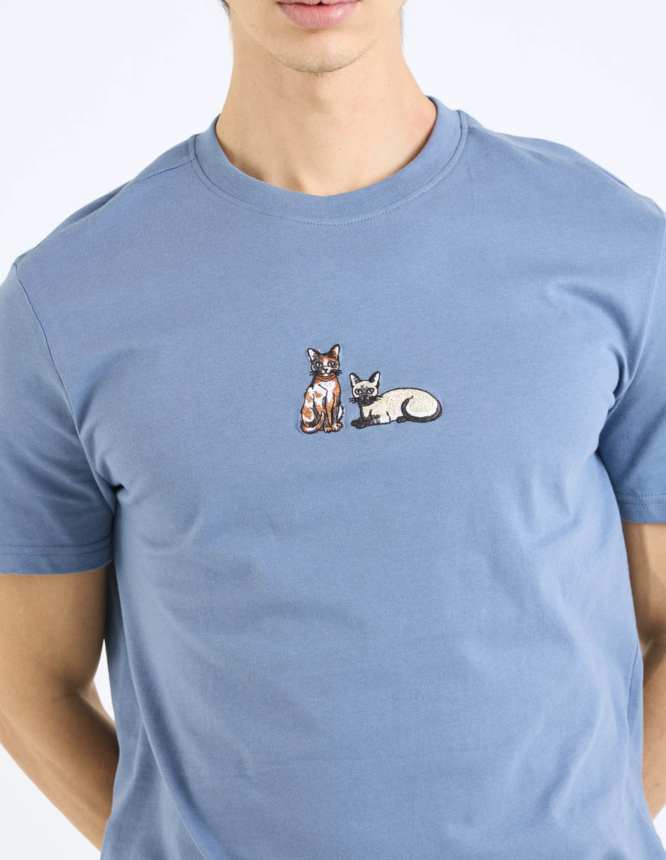 Playera cuello redondo para hombre 10