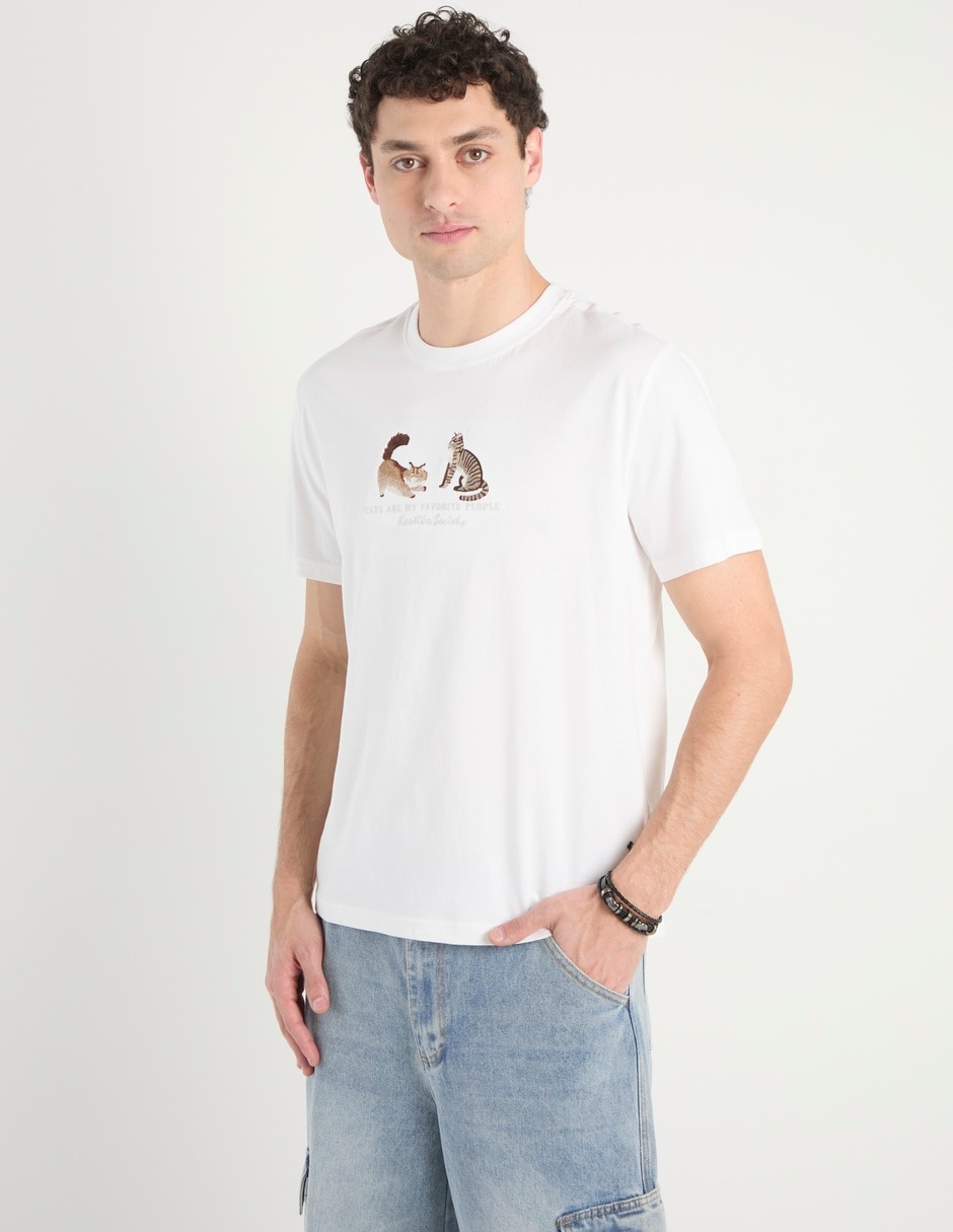 Playera cuello redondo para hombre 1