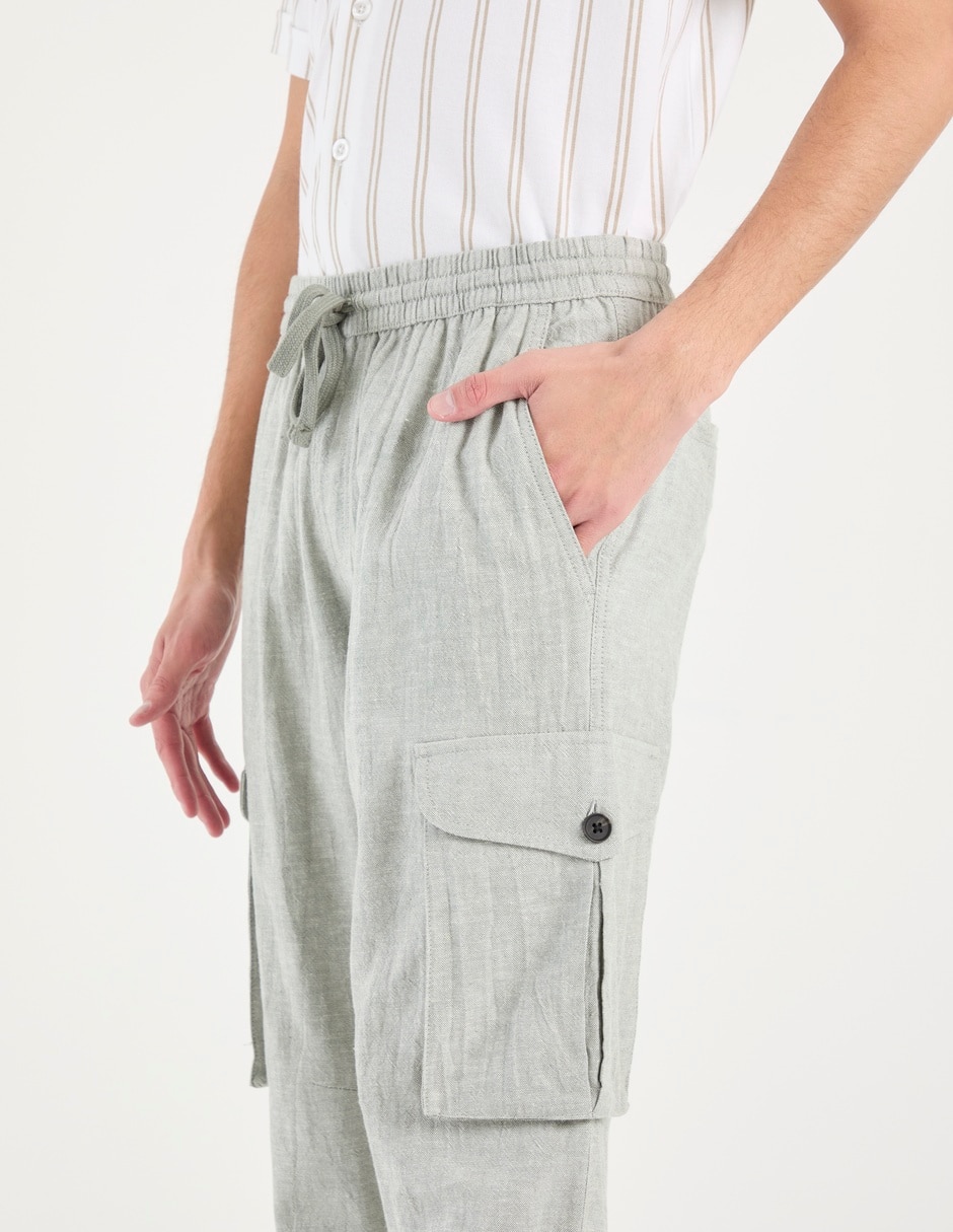 Pantalón cargo straight That's It de algodón para hombre