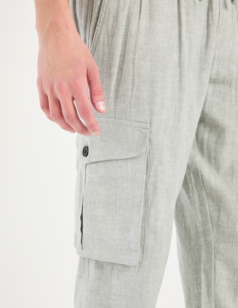 Pantalón cargo straight That's It de algodón para hombre