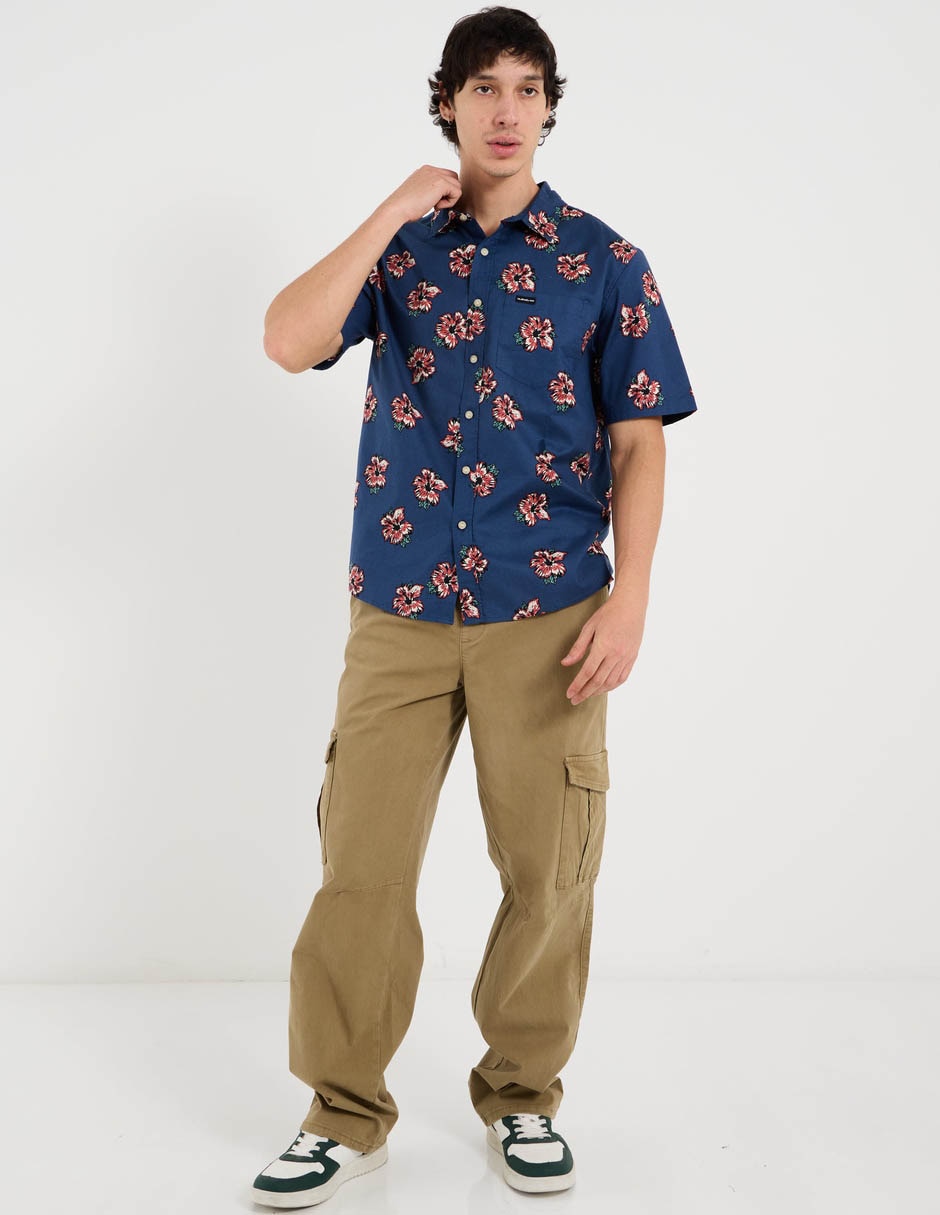 Pantalón casual cargo That's It straight de algodón para hombre