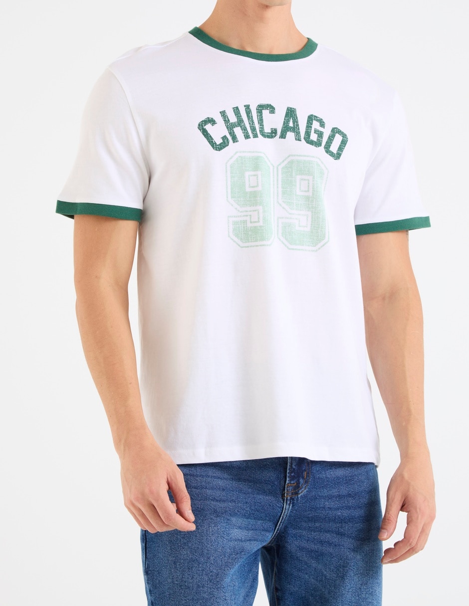 Playera cuello redondo para hombre 2