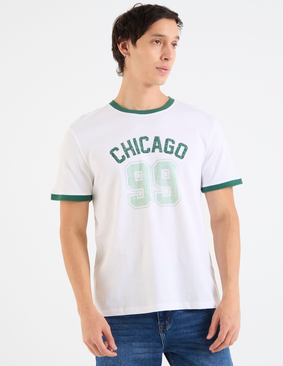 Playera cuello redondo para hombre 4