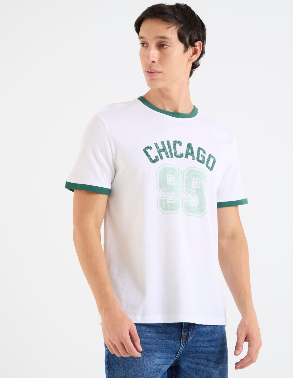 Playera cuello redondo para hombre 1