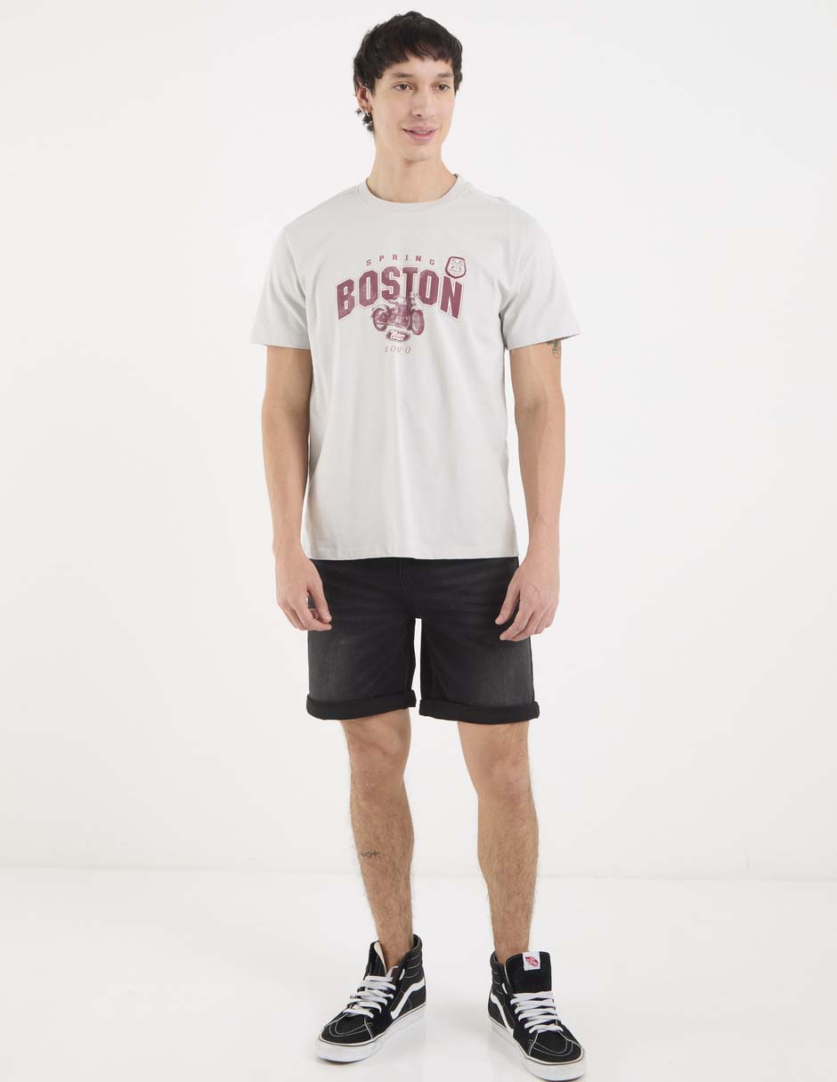 Playera cuello redondo para hombre 5