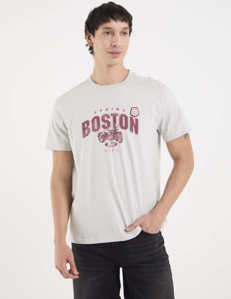 Playera cuello redondo para hombre Playera cuello redondo para hombre