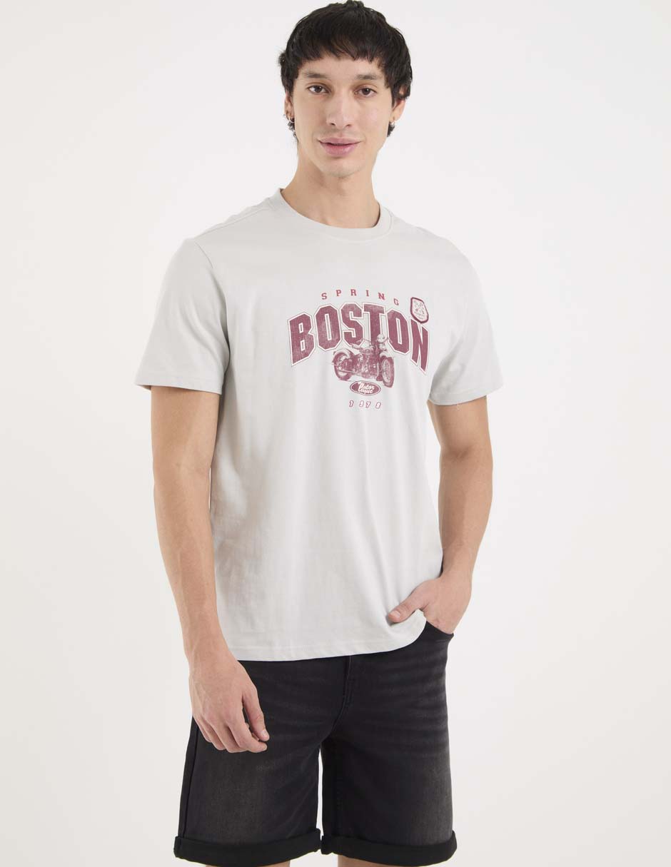 Playera cuello redondo para hombre 3
