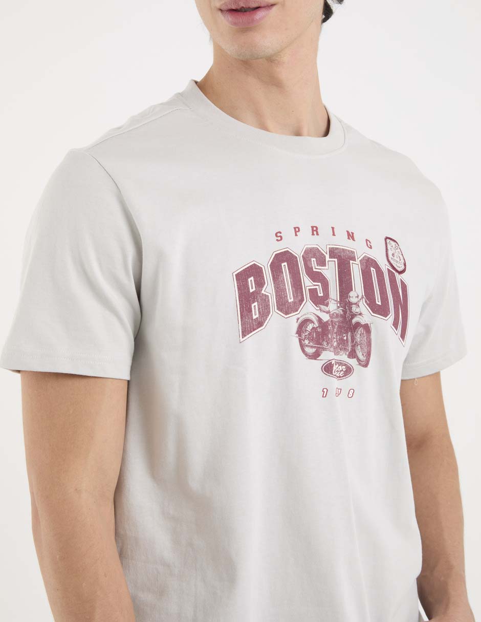 Playera cuello redondo para hombre 9