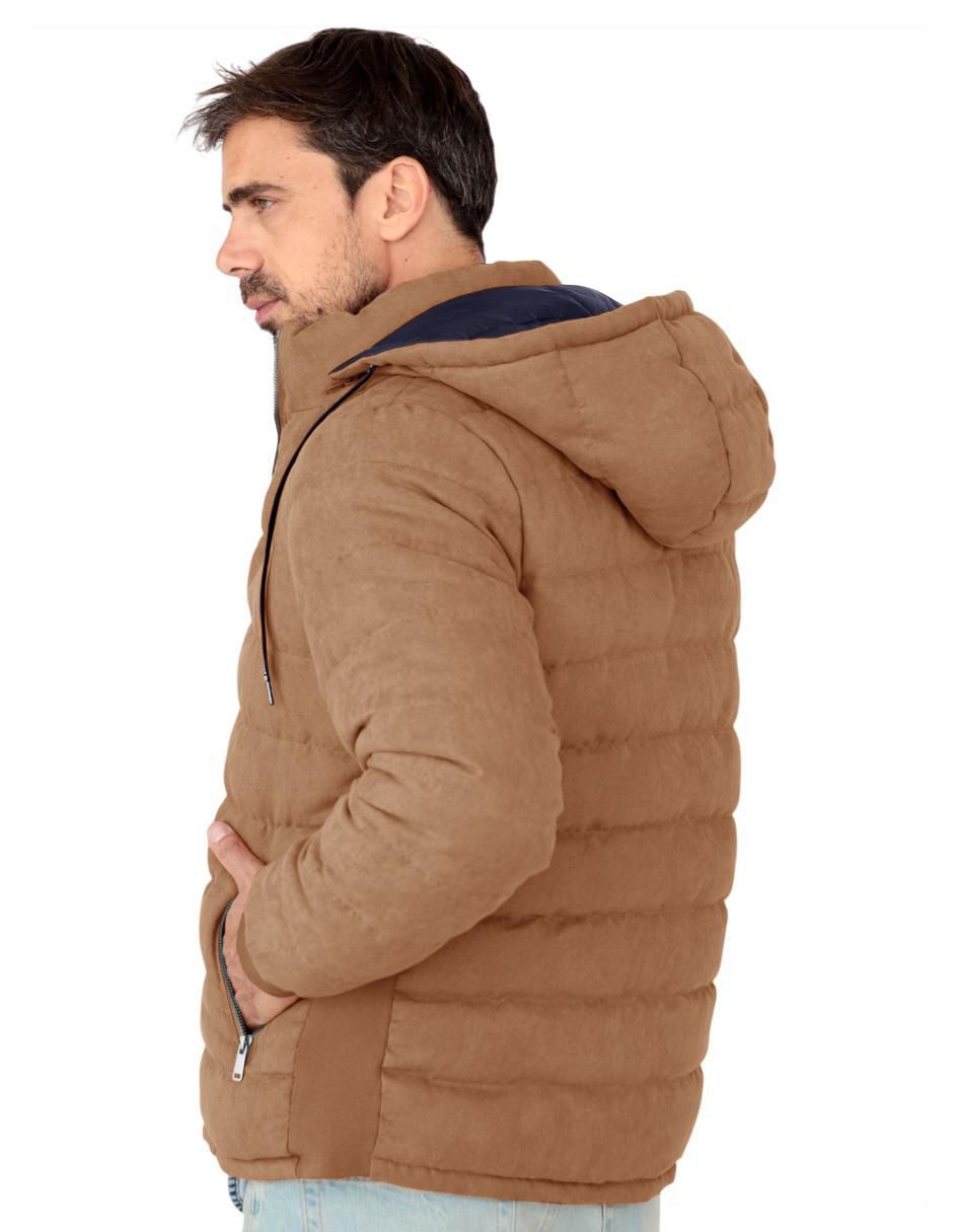 Chamarra capitonada Roosevelt reversible para hombre