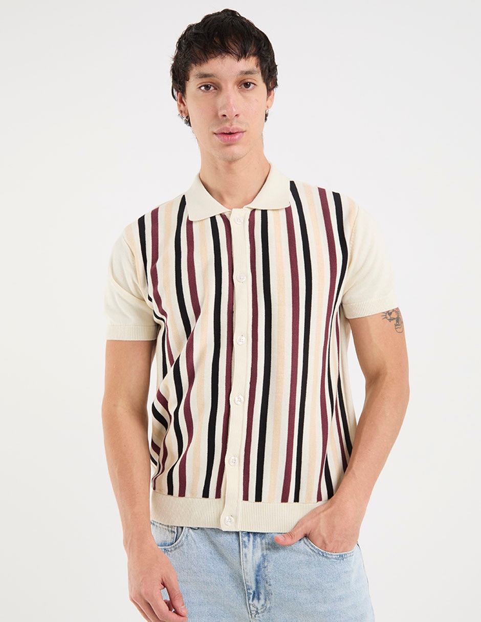Playera tipo polo para hombre