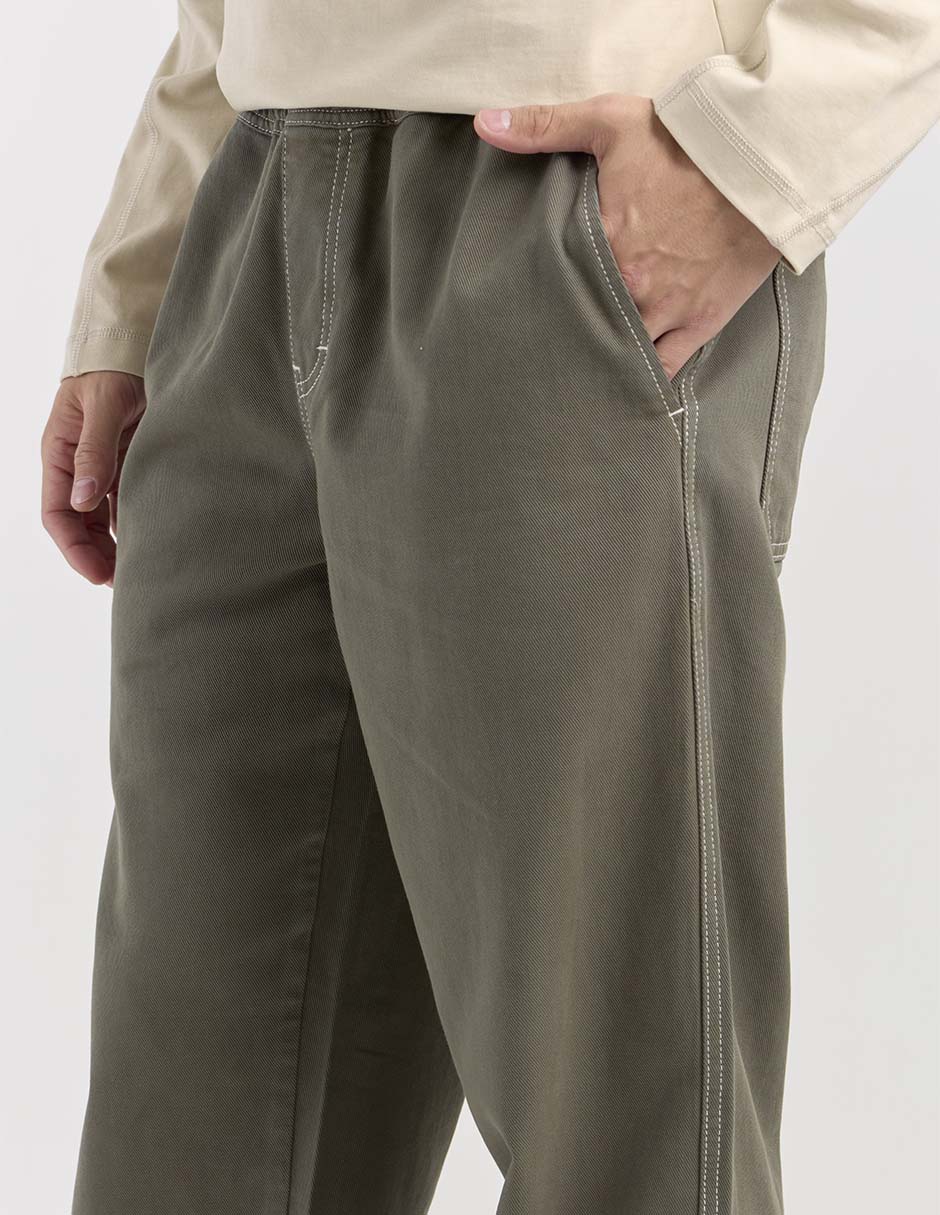 Pantalón casual jogger straight de algodón para hombre 4