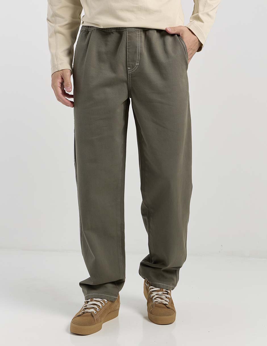Pantalón casual jogger straight de algodón para hombre Pantalón casual jogger straight de algodón para hombre
