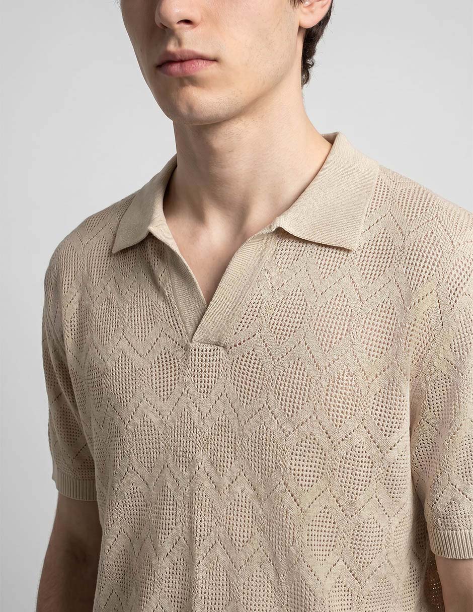 Playera cuello polo para hombre 4