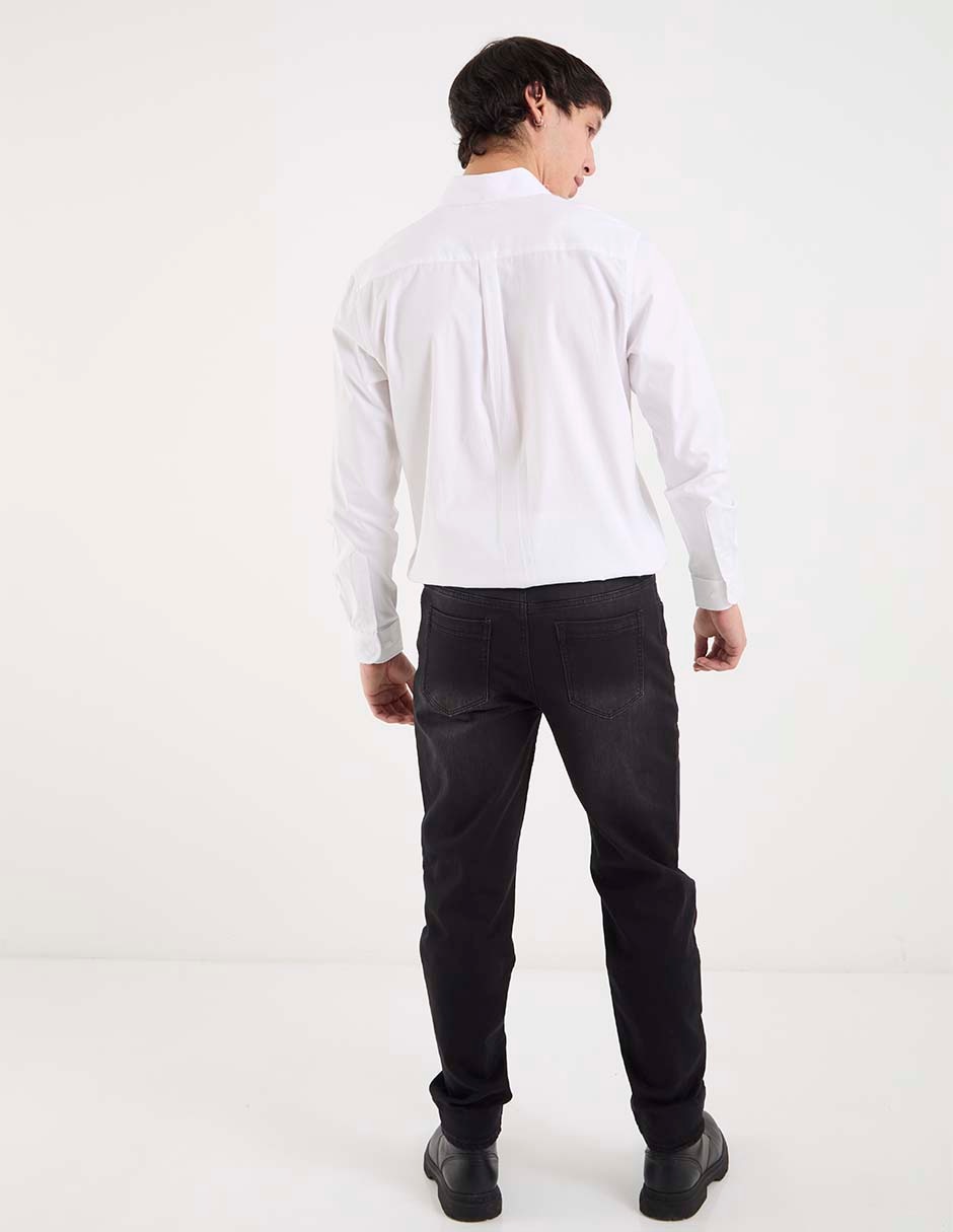 Jeans straight para hombre 6