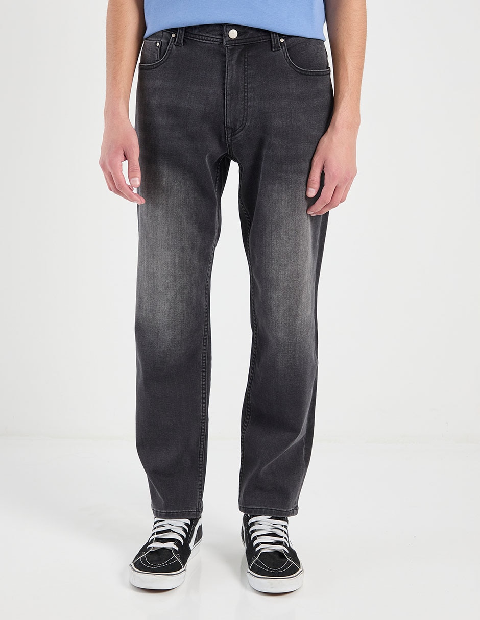 Jeans straight That's It deslavado para hombre