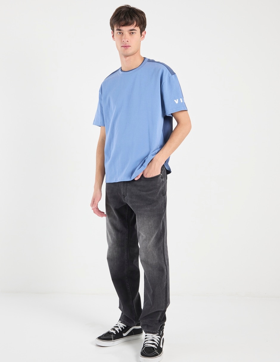Jeans straight That's It deslavado para hombre