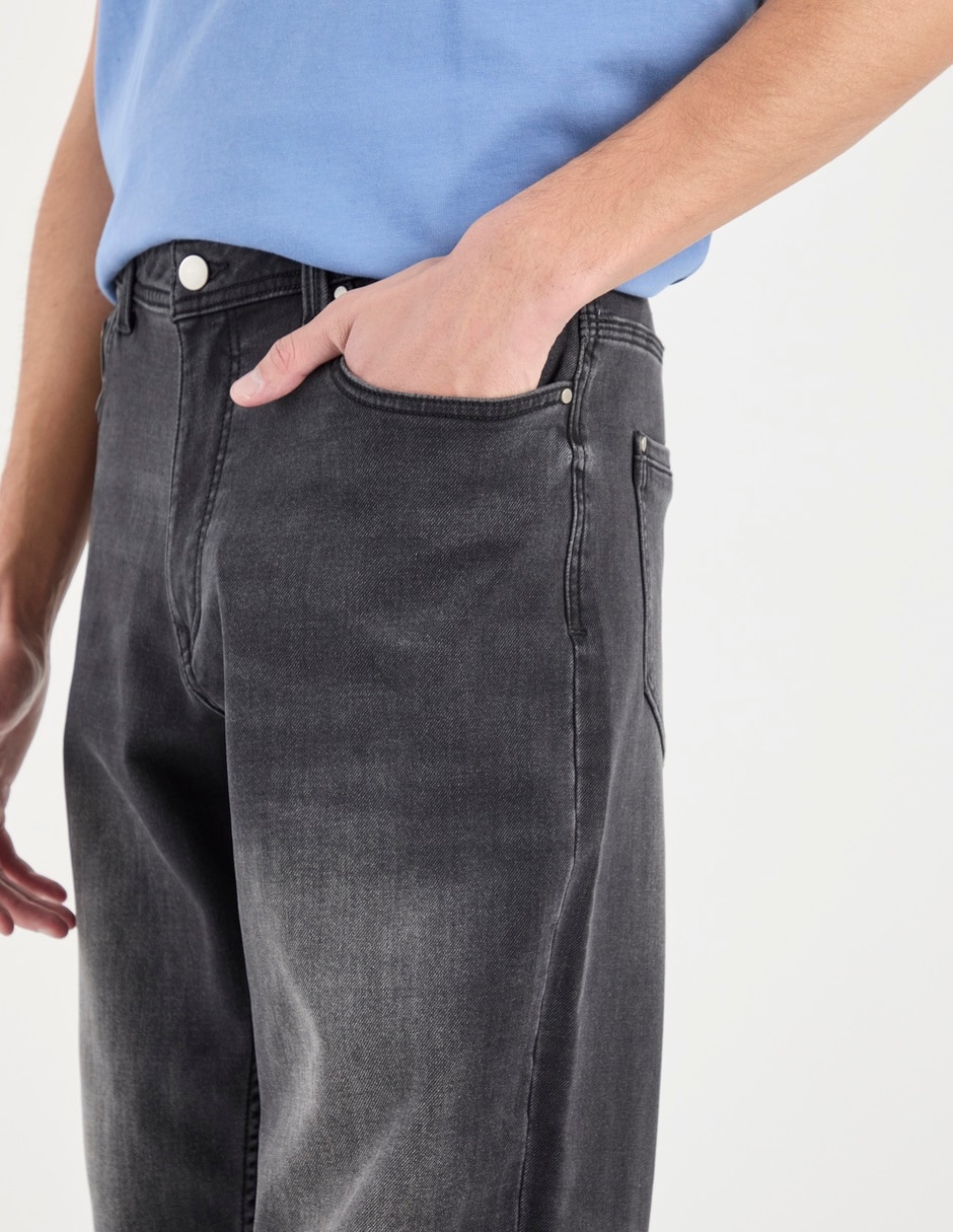 Jeans straight That's It deslavado para hombre