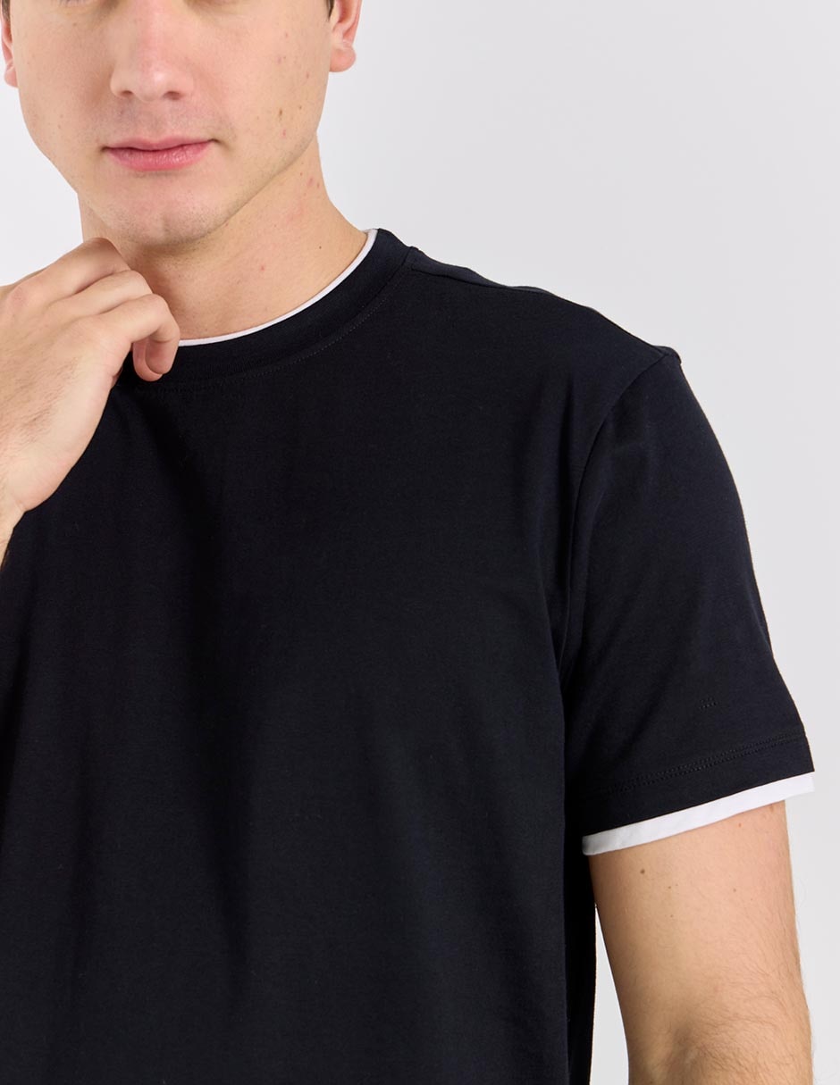 Playera cuello redondo para hombre 4