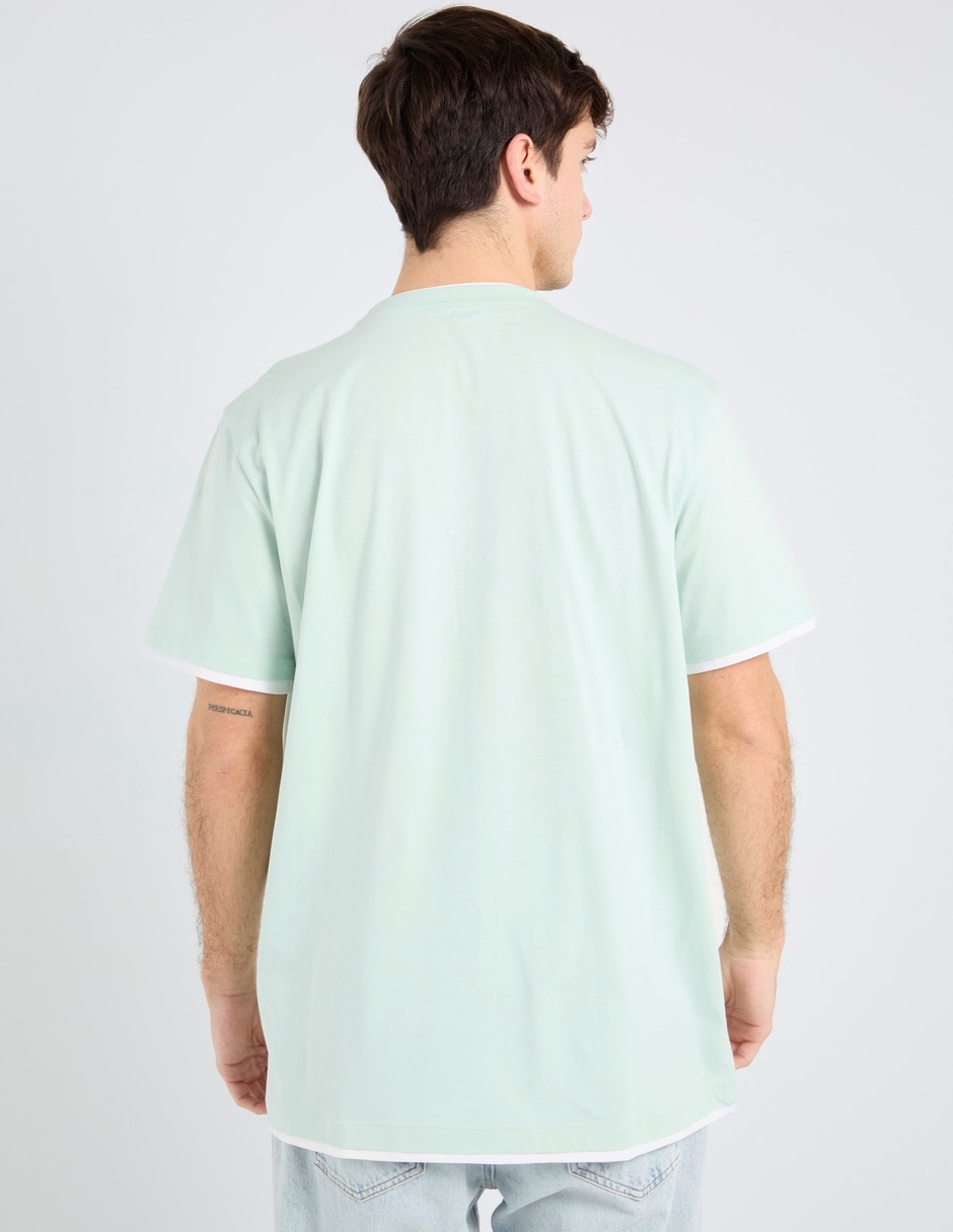 Playera cuello redondo para hombre 4
