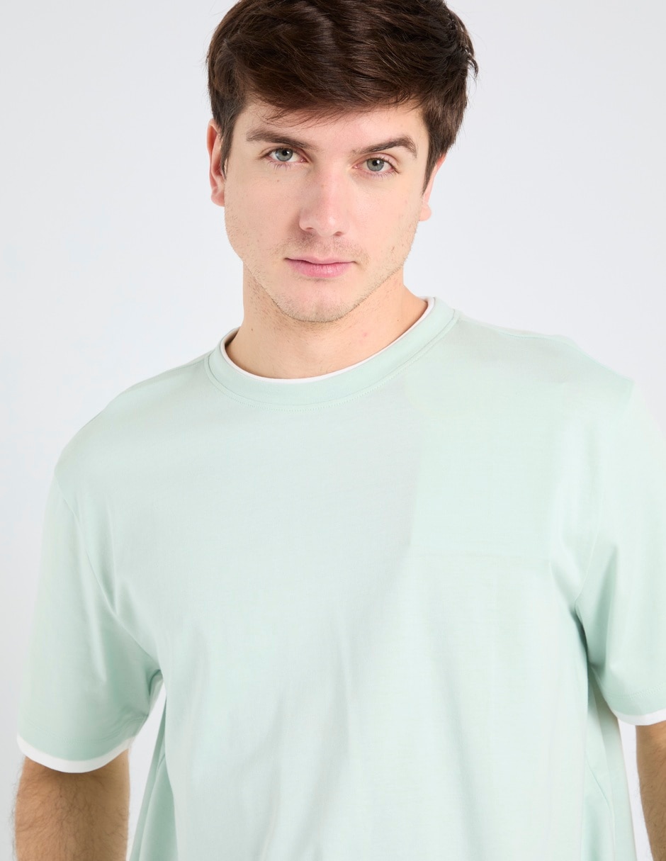 Playera cuello redondo para hombre 2