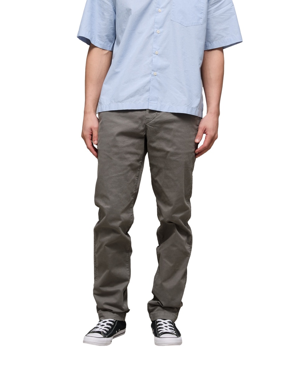Pantalón relaxed straight de algodón para hombre