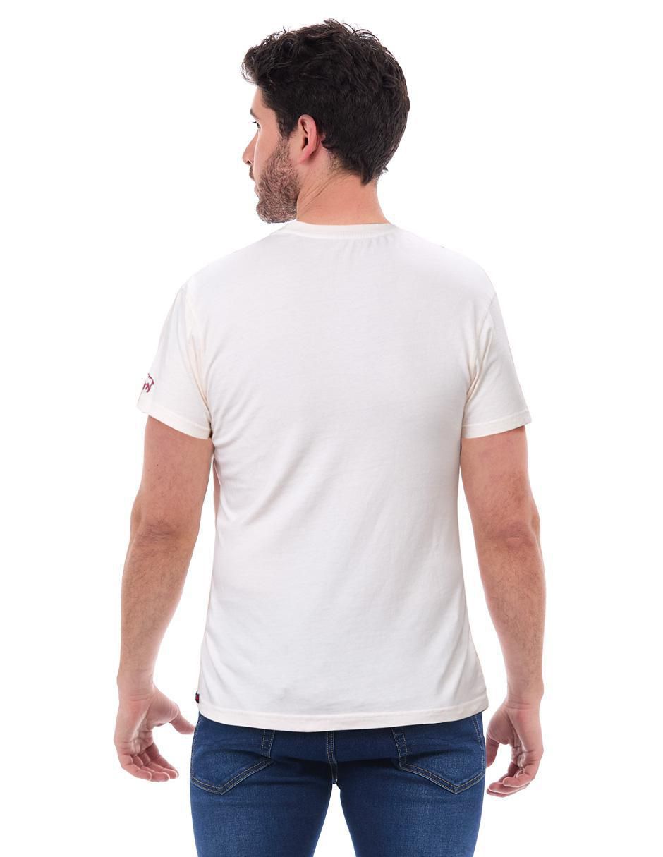 Playera cuello redondo para hombre