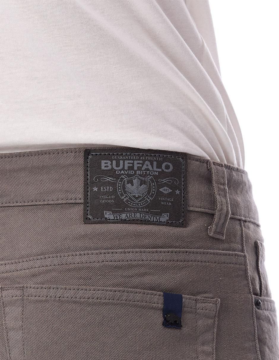 Pantalón regular de gabardina para hombre 2