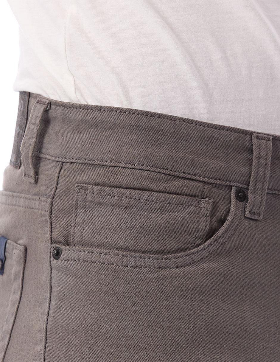 Pantalón regular de gabardina para hombre 7