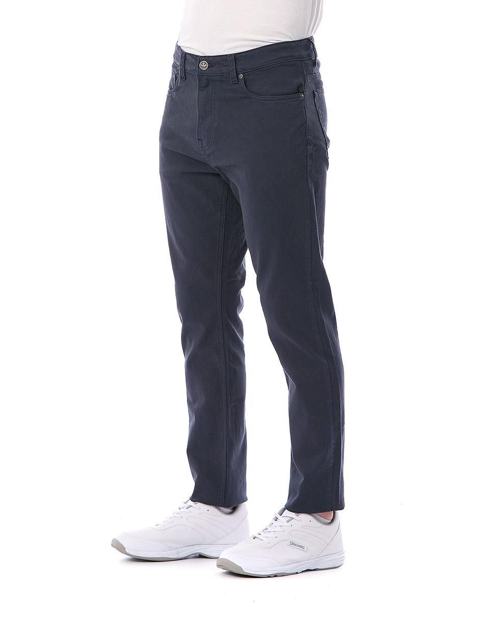 Pantalón regular de gabardina para hombre 5