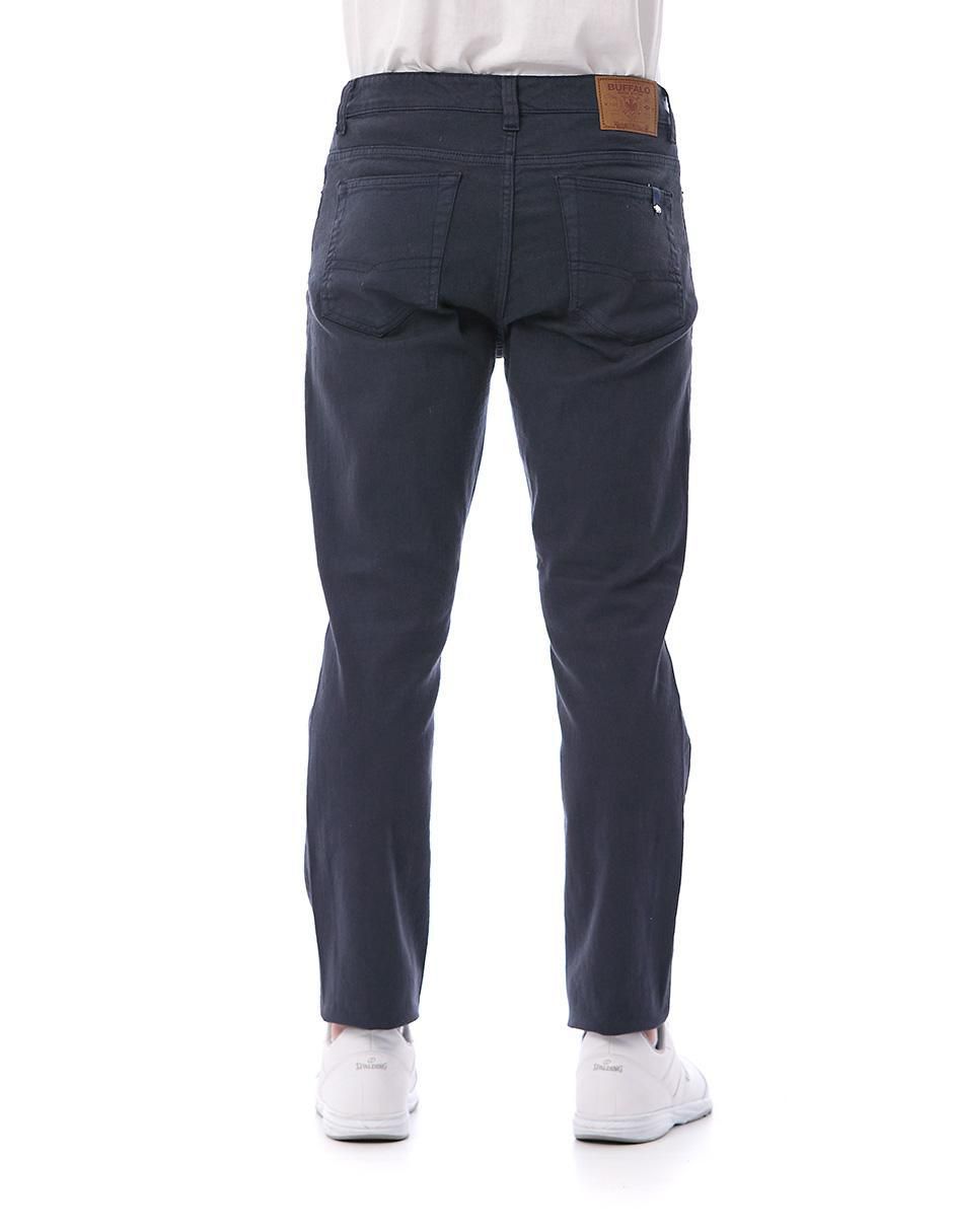 Pantalón regular de gabardina para hombre 3